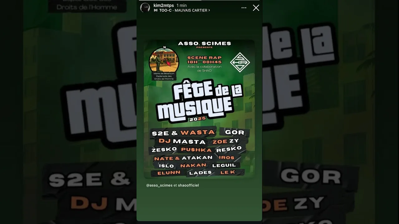 Besançon s’éveille au son de la Fête de la Musique 2025 : Un évènement à ne pas manquer !