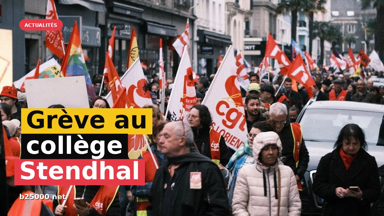 Grève au collège Stendhal : conditions de travail insupportables et sécurité en danger